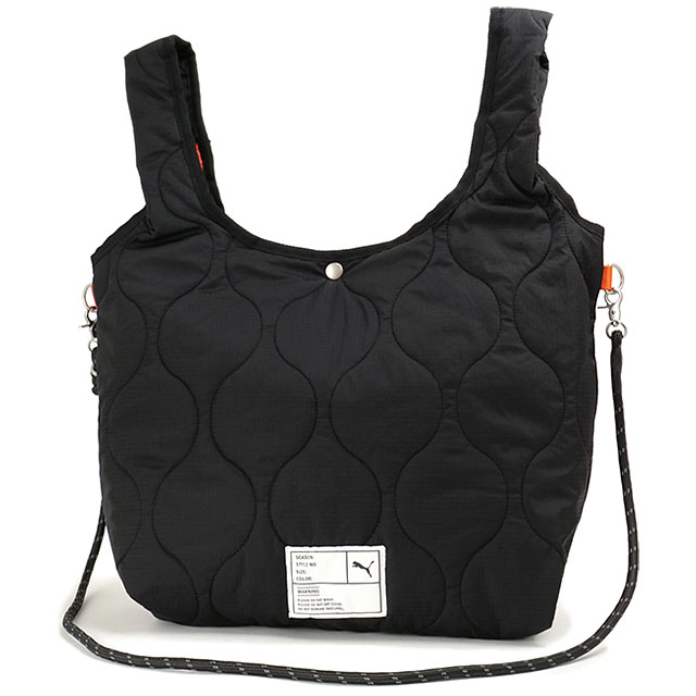 Rakuten - 【最大100%ポイントバック】PUMA プーマ ラスティ コンビニトート [J20400 FW25] 19L RUSTY CONVENIENCE TOTE メンズ・レディース 鞄 マルシェバッグ ショルダーバッグ BLACK 【メール便可】 正規取扱店