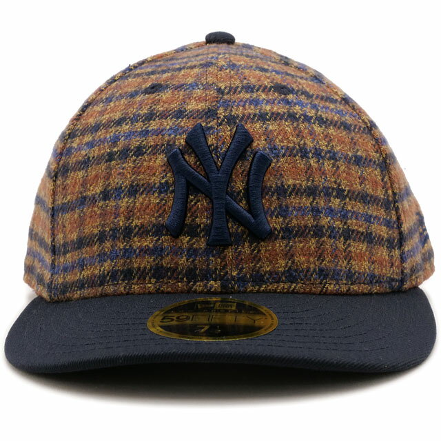 【最大100%ポイントバック!】ニューエラ キャップ NEW ERA CAP 59FIFTY プラッド フランネル ニューヨーク・ヤンキース [14667658 FW25] LP 5950 PLAID FLANNEL NEYYAN BRN NVY メンズ・レディース 帽子 ブラウン/ネイビー 正規取扱店