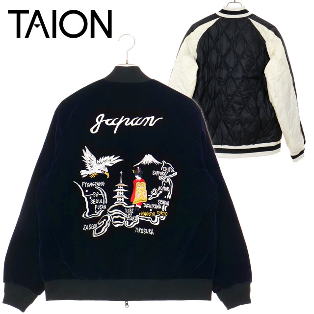 TAION タイオン リバーシブル“SKAJAN”ダウンジャケット [TAION-JK04JS] U REVERSIB...
