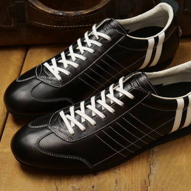 返品送料無料 パトリック PATRICK スニーカー フルーヴィア [507721 FW25Q4] FLUVIA メンズ 靴 日本製 ステアレザー レトロ BLK ブラック系 正規取扱店