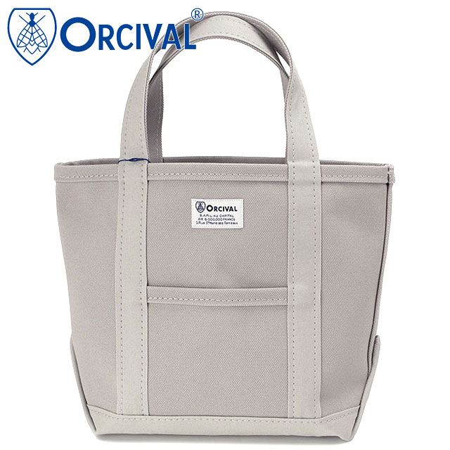 樂天商城 - 【最大100%ポイントバック】ORCIVAL オーシバル トートバッグ スモール [OR-H0285-KWC] TOTE BAG SMALL メンズ・レディース ユニセックス 鞄 日本製 キャンバストート 小サイズ 帆布 グレー ICE-GREY 正規取扱店