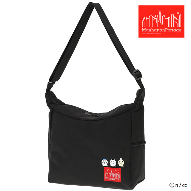 Rakuten - 【最大100%ポイントバック】Manhattan Portage マンハッタンポーテージ ちいかわ ショルダーバッグ [MP6041CKW26 FW26] BED-STUY SHOULDER BAG 500D CORDURA CKW26 メンズ・レディース 斜めがけ コーデュラナイロン ブラック Black 正規取扱店