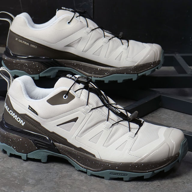 SALOMON サロモン スニーカー メンズ エックス ウルトラ 360 ゴアテックス ゴライコウ [L45489000 FW26] X ULTRA 360 GTX GORAIKO 防水 トレッキングシューズ 限定モデル グレー LUNAR-ROCK/BLACK-OLIVE/ANCIENT-WATE 正規取扱店