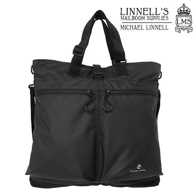 樂天商城 - MICHAEL LINNELL マイケルリンネル 4WAY ヘルメットバッグ [MLAC-42 SS26] 17L 4WAY HELMET BAG メンズ・レディース 鞄 撥水 ショルダーバッグ バックパック トート 軽量 PUコーティング ナイロン 黒 BLACK 正規取扱店
