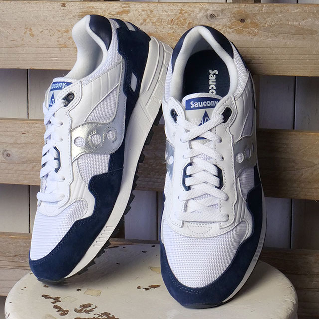 【在庫限り】サッカニー Saucony スニーカー シャドウ5000 [S71036-1 SS26] SHADOW 5000 メンズ・レディース ユニセックス 靴 レトロランニングシューズ クラシック 白 WHITE/NAVY 正規取扱店【ts】