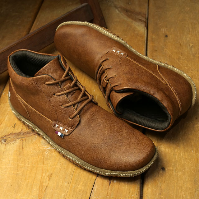 conqueror shoes コンカラー シューズ スニーカー メンズ クレスト エスアール ウォーターテックス [931 FW26] CREST SR WATER-TEX 靴 レインシューズ 防水 防滑 雨の日 全天候型 ブラウン BROWN 正規取扱店
