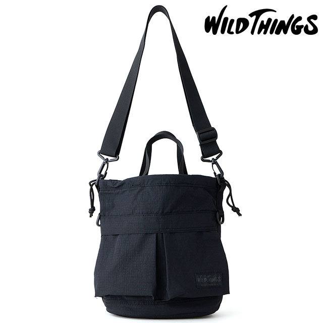 WILD THINGS ワイルドシングス ショルダーバッグ スクイーズ ショルダー [W7020 FW26] 10L SQUEEZE SHOULDER メンズ・レディース ユニセックス 鞄 巾着バッグ ワンショルダー ミリタリー 黒 Black 正規取扱店 shoetime-10068965 Shoetime アウトフィットストア パッケージ画像