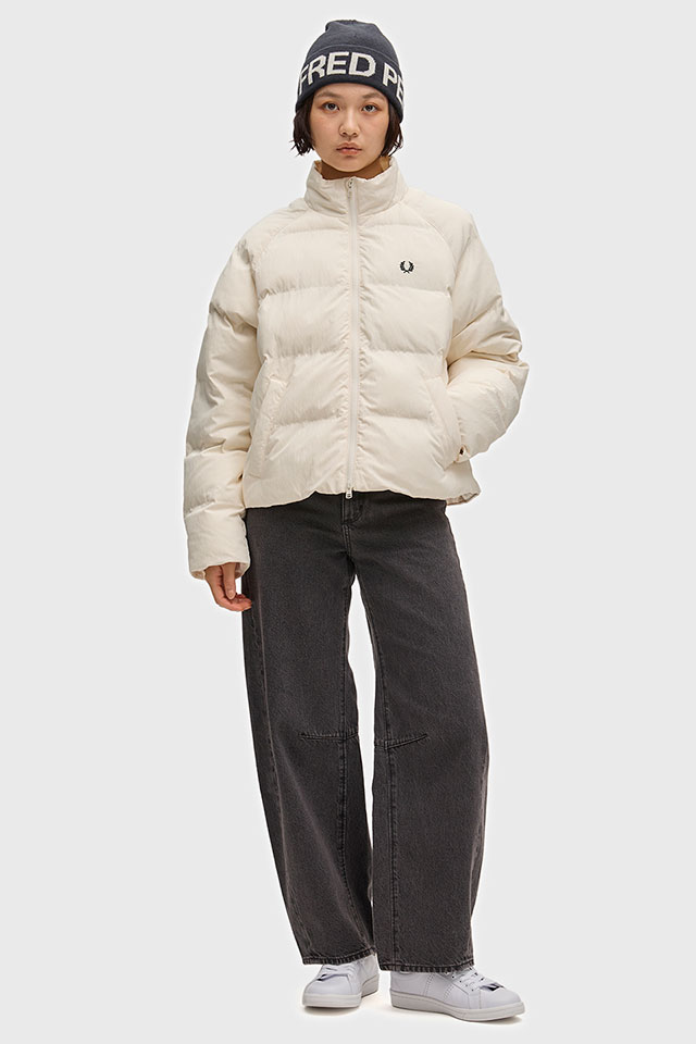 FRED PERRY 美品 MA-1風ブルゾンXS レディース着用可 楽天市場】FREDPERRY フレッドペリー（カラーホワイト）（コート