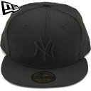 ニューエラ NEWERA キャップ カスタム 59FIFTY ニューヨーク・ヤンキース ブラック/ブラック （13562246）