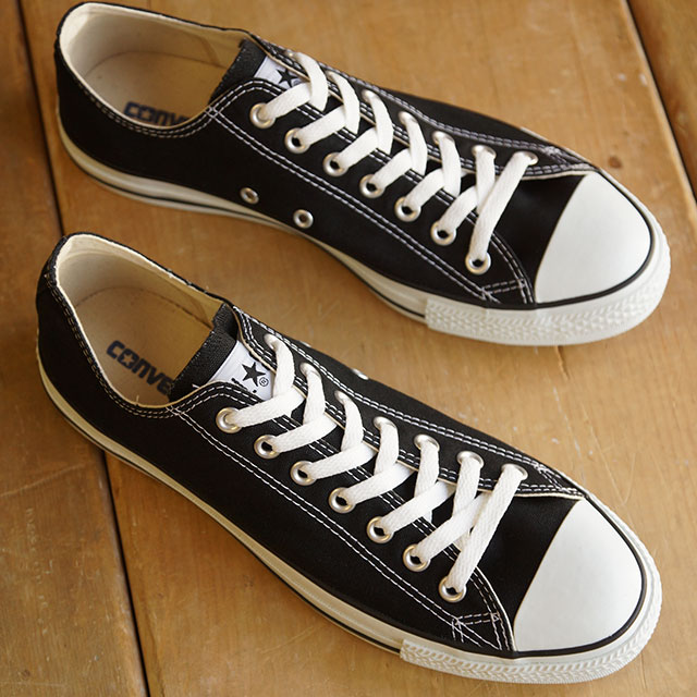 コンバース キャンバス オールスター ローカット CONVERSE CANVAS ALL STAR OX ブラック 靴 （32160321）【e】