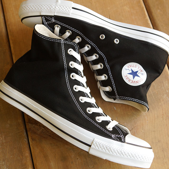 コンバース キャンバス オールスター ハイカット CONVERSE CANVAS ALL STAR HI ブラック 靴 （32060181）【e】