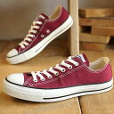 コンバース キャンバス オールスター ローカット CONVERSE CANVAS ALL STAR OX マルーン 靴 （32163522）【e】