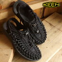 KEEN キーン レディース サンダル 靴 UNEEK 3C WOMEN ユニーク スリーシー Black/Black （1014099 SS16）