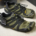 【11/8 14時までポイント10倍】ビブラムファイブフィンガーズ Vibram FiveFingers メンズ Vトレイル2.0 M V-Trail 2.0 5本指 トレイルランニングシューズ トレラン Ivy/Black カーキ系 （19M7602 SS19）