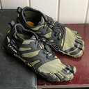 【ショップポイント10倍！1/31まで】ビブラムファイブフィンガーズ Vibram FiveFingers レディース Vトレイル2.0 W V-Trail 2.0 5本指 トレイルランニングシューズ トレラン Ivy/Black カーキ系 （19W7602 SS19）