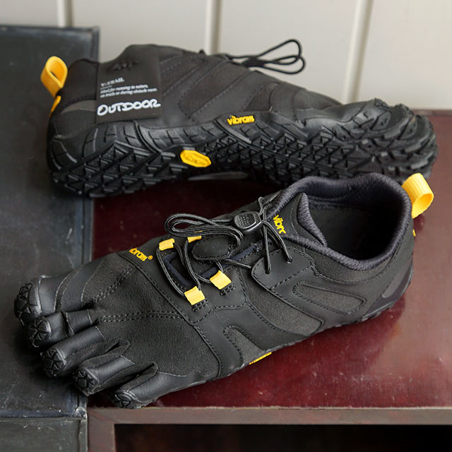 rut@CutBK[Y Vibram FiveFingers fB[X VgC2.0 W V-Trail 2.0 5{w gCjOV[Y g Black/Yellow ubNn i19W7601 SS19j