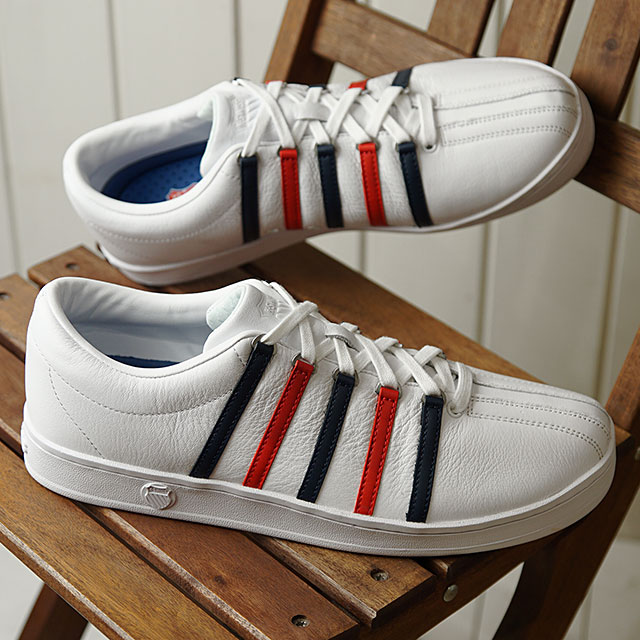 楽天SHOETIMEケースイス K-SWISS スニーカー クラシック88 CLASSIC 88 （36022482:06322-154 SS20） メンズ・レディース 定番 レザー ローカットシューズ 靴 WBR ホワイト系