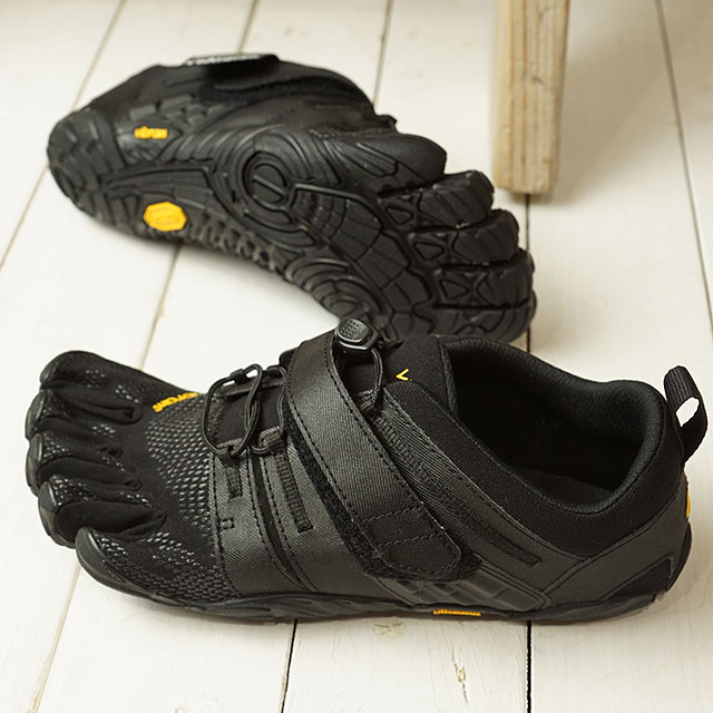 ビブラムファイブフィンガーズ Vibram FiveFingers 5本指シューズ オールラウンドモデル V-Train 2.0 M 20M7701 メンズ ジム フィットネス トレーニング ランニング スニーカー BLACK/BLACK ブ…