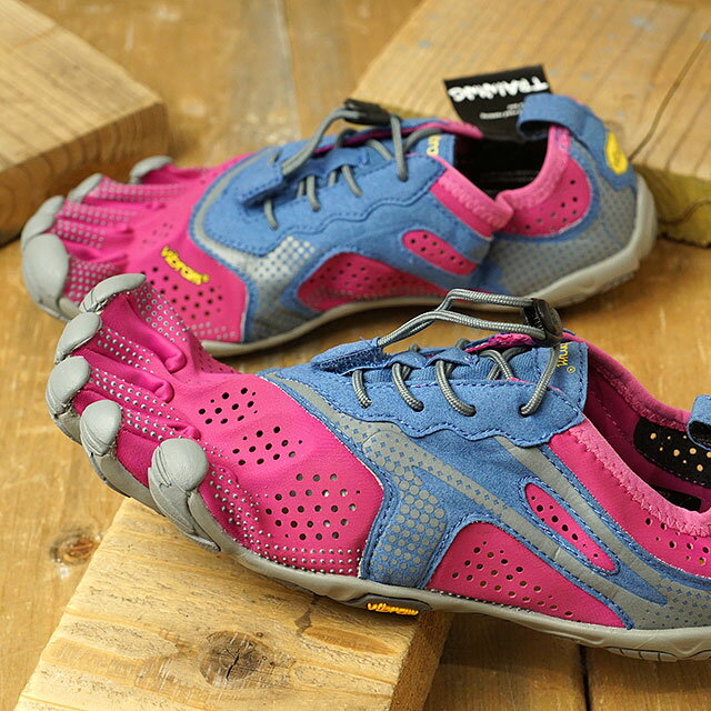 rut@CutBK[Y Vibram FiveFingers 5{wV[Y jO EH[LOp V-RUN W i20W7002 SS20j fB[X Xj[J[ FUCHSIA/BLUE sNn