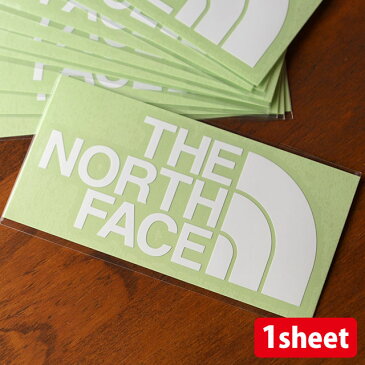 【月間優良ショップ受賞】ノースフェイス THE NORTH FACE TNFカッティングステッカー TNF CUTTING STICKER (NN88106 SS20) ロゴステッカー W ホワイト ホワイト系【メール便可】