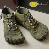 ӥ֥ե֥ե󥬡  Vibram FiveFingers ϥ ȥɥ 奢 5ܻإ塼 V-TREK ٥եå Military/Dark Grey  18M7402 SS18