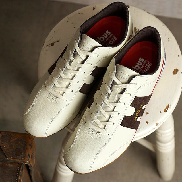 モーブス mobus スニーカー ニュー ディンケル NEW DINKEL （M-2107T-1371 SS21） メンズ CREAM/D.BRW ベージュ系