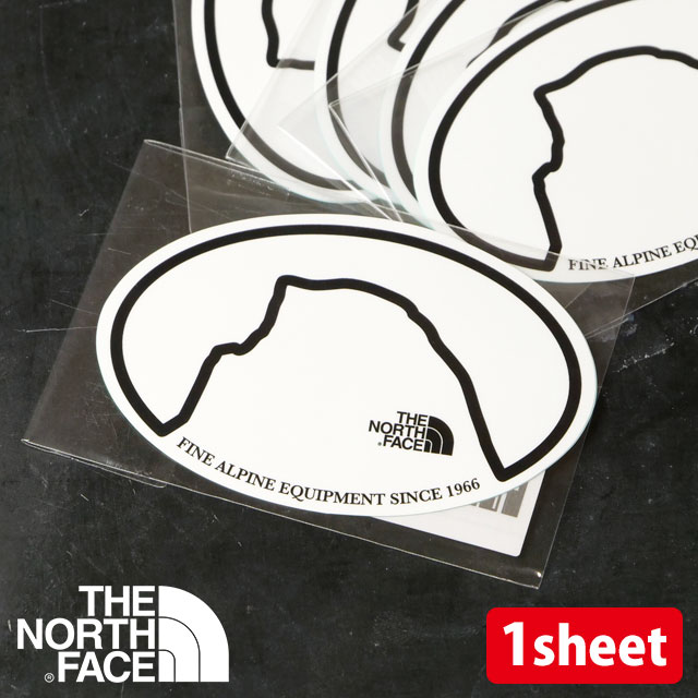 安心のノースフェイス国内正規取扱店。無料ギフトラッピング／国内正規品 THE NORTHFACE キャンプ アウトドア 撥水 シール 車 自転車 スノーボード