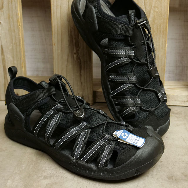 キーン KEEN ドリフト クリーク エイチツー メンズ サンダル （1026122 SS22） M DRIFT CREEK H2 キャンプ アウトドアシューズ Black/Black 黒 ブラック系