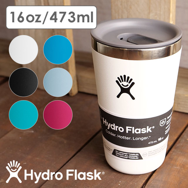 楽天SHOETIMEハイドロフラスク Hydro Flask ドリンクウェア オールアラウンド タンブラー 473ml （89011700 SS22） DRINKWARE 16oz ALL AROUND TUMBLER ステンレスボトル 真空 保温 保冷 アウトドア オフィス ハワイ