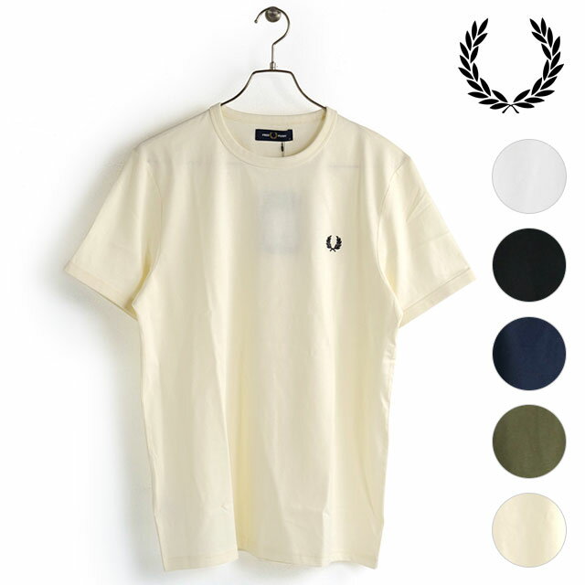 フレッドペリー Tシャツ メンズ フレッドペリー FRED PERRY リンガーTシャツ メンズ （M3519-100 SS22） RINGER T-SHIRT トップス 半袖【メール便可】