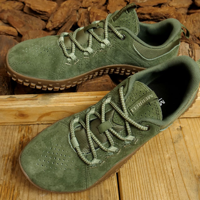メレル MERRELL レディース ラプト （J036006 SS22） W WRAPT ハイキングシューズ ベアフット LICHEN 緑 グリーン系のサムネイル