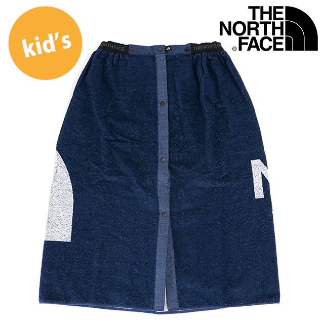 楽天SHOETIMEザ ノースフェイス THE NORTH FACE キッズコンパクトラップタオル （NNJ22224-NY SS23） Kids' Compact Wrap Towel 男の子・女の子 子供用 プールタオル 海水浴 巻きタオル おしゃれ TNFネイビー【e】