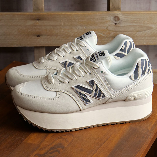 ニューバランス NEWBALANCE レディース スニーカー WL574Z （WL574ZDD SS23） Bワイズ 厚底ソール OFF WHITE 白 ホワイト系のサムネイル