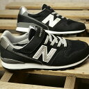 【17.0～24.0cm】 ニューバランス NEWBALANCE スニーカー YV996 （YV996BK3 SS23） ジュニア 子供靴 レディース Mワイズ（E～2E相当） BLACK 黒 ブラック系