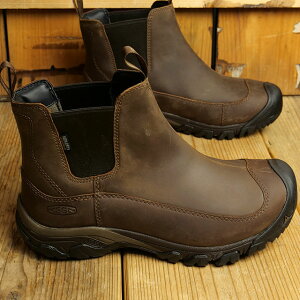 【サイズ交換片道送料無料】KEEN キーン サイドゴアブーツ メンズ MENS Anchorage Boot III WP アンカレッジ ブーツ スリー ウォータープルーフ Dark Earth/Mulch 靴 （1017790 FW17）