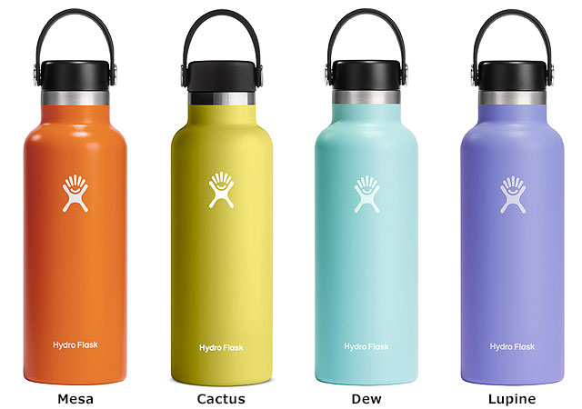 ハイドロフラスク Hydro Flask ハイドレーション スタンダードマウス 532ml （8900110 SS23） HYDRATION 18oz STANDARD MOUTH ステンレスボトル 水筒 直飲み 保温 保冷 アウトドア オフィス ジム ハワイ 3