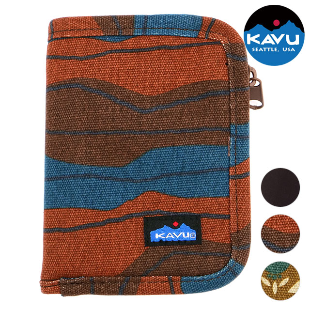 カブー KAVU ジッピーウォレット （11863961 SS23） Zippy Wallet メンズ レディース 財布 カードケース ミニ財布【メール便可】