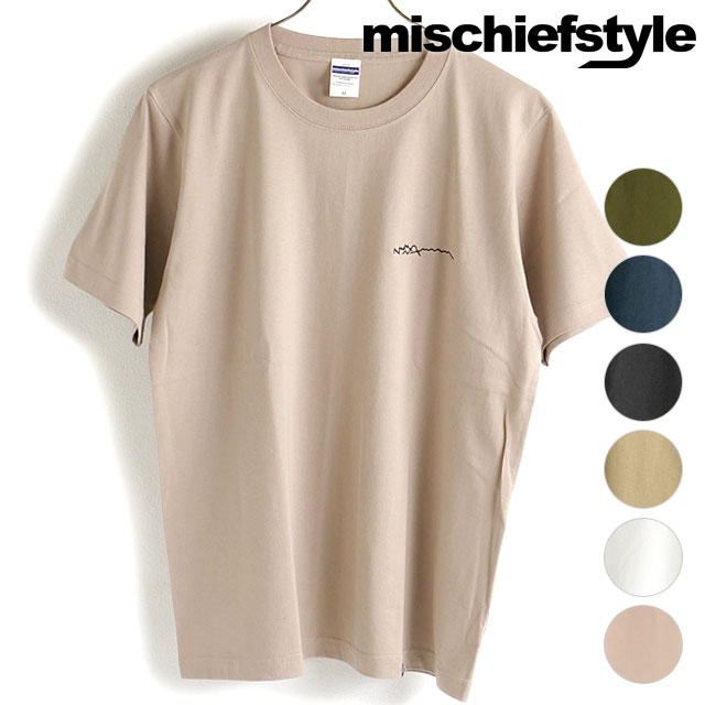 ミスチーフスタイル mischiefstyle ジョウモウサンザンロゴTシャツ （OG008 SS23） JOMO SANZAN LOGO TEE メンズ・レディース トップス 半袖 上毛三山