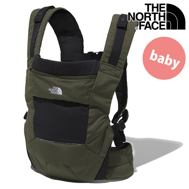 ザ・ノース・フェイス THE NORTH FACE 抱っこ紐 ベビーコンパクトキャリアー （NMB82300-NT SS23） Baby Compact Carrier TNF 軽量 収納式日よけカバー ニュートープグリーン【e】【s】