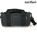 【コラボ】ナリフリ narifuri OUTDOOR PRODUCTS アウトドアプロダクツ ハンドルドラムバック （NFOD-01 SS23） メンズ レディース 鞄 ボストンバッグ ショルダーバッグ BLACK