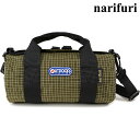 【コラボ】ナリフリ narifuri OUTDOOR PRODUCTS アウトドアプロダクツ ハンドルドラムバック （NFOD-01 SS23） メンズ レディース 鞄 ボストンバッグ ショルダーバッグ KHAKI