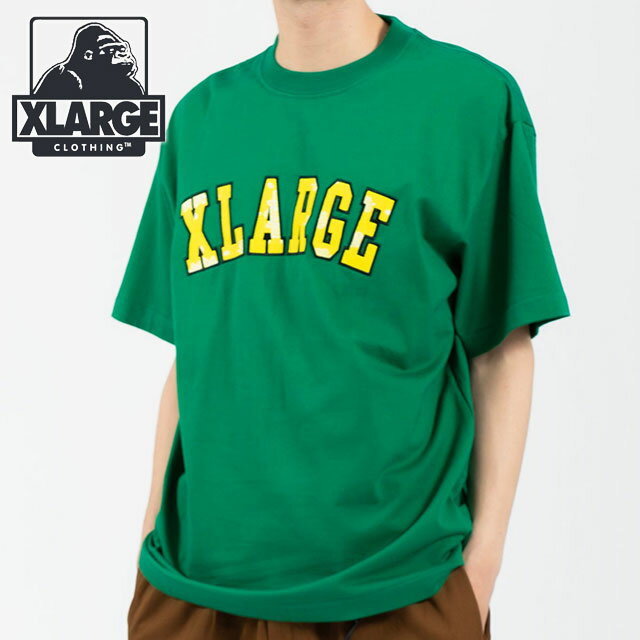 エクストララージ XLARGE メンズ バンダナロゴショートスリーブティー （101232011050 SS23SPOT） BANDANA LOGO S/S TEE x-large エックスラージ トップス 半袖 GREEN 緑 グリーン系【メール便可】のサムネイル