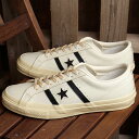 コンバース CONVERSE メンズ スニーカー スター＆バーズ US レザー （35200620 SS24） STAR＆BARS US LEATHER 靴 WHITE/BLACK【e】 【ts】