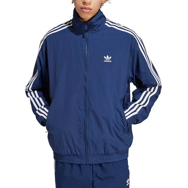 アディダス オリジナルス adidas Originals メンズ ウーブン ファイヤーバード トラックトップ JTC68/IT2492 SS24 WOVEN FBIRD TT トップス トラックジャケット ブルゾン ナイトインディゴ