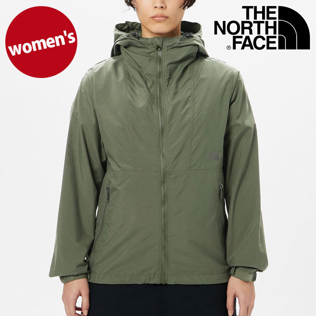 ザ・ノース・フェイス THE NORTH FACE レディース コンパクトジャケット NPW72230-NT SS24 Compact Jacket TNF ライトアウター ナイロンジャケット マウンテンパーカー アウトドア ニュートープ