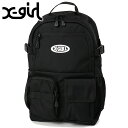 GbNXK[ X-girl }`|Pbg obNpbN i105241053007 SS24j MULTI POCKET BACKPACK YEfB[X xgirl  bN fCpbN BLACK