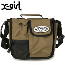 GbNXK[ X-girl fB[X }`|Pbg V_[obO i105241053008 SS24j MULTI POCKET SHOULDER BAG xgirl  ΂ߊ| KHAKI