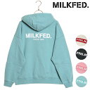 ミルクフェド MILKFED. レディース ベーシックスウェットフーディー （103241012007 SS24） BASIC SWEAT HOODIE トップス パーカー【e】