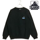 エクストララージ XLARGE メンズ スランテッド OG クルーネックスウェットシャツ 101241012002 SS24 SLANTED OG CREWNECK SWEATSHIRT x-large エックスラージ トップス トレーナー BLACK