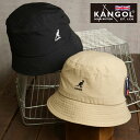 カンゴール KANGOL ナイロン バケットハット （233069636 SS24） SMU NYLON BUCKET HAT メンズ・レディース 帽子 定番 ワンポイント 【メール便可】